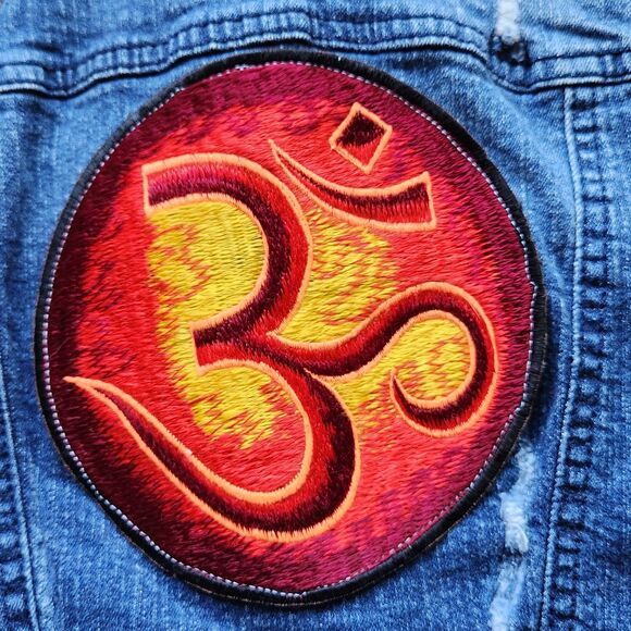 New Look Girl's Denim Jean Vest Size L - Picture 3 of 10